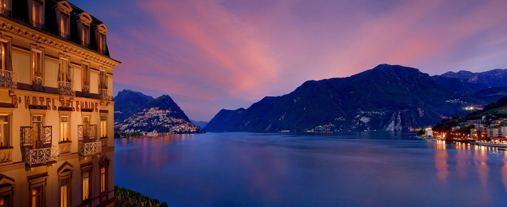 Hotel Splendide Royal Лугано Экстерьер фото Lake Lugano
